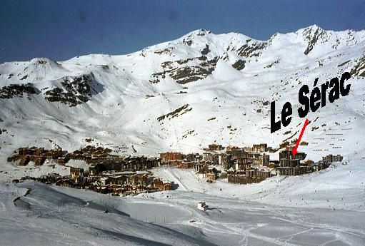 Valthorens, le Serac